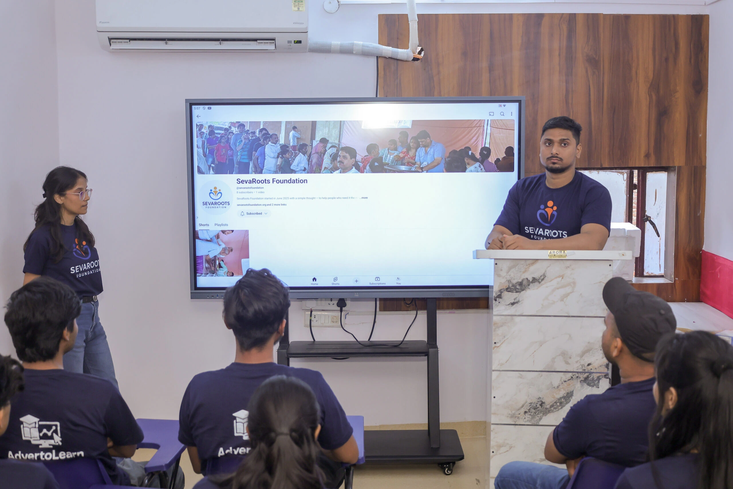 Practical SEO training session
